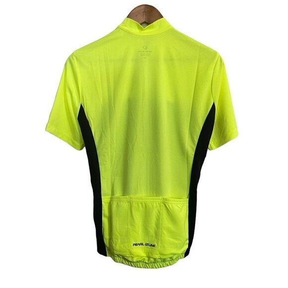 Pearl Izumi Mens NWT Yellow Black Full Zip Short Sleeve Quest Cycling Jersey XS - Picture 10 of 10